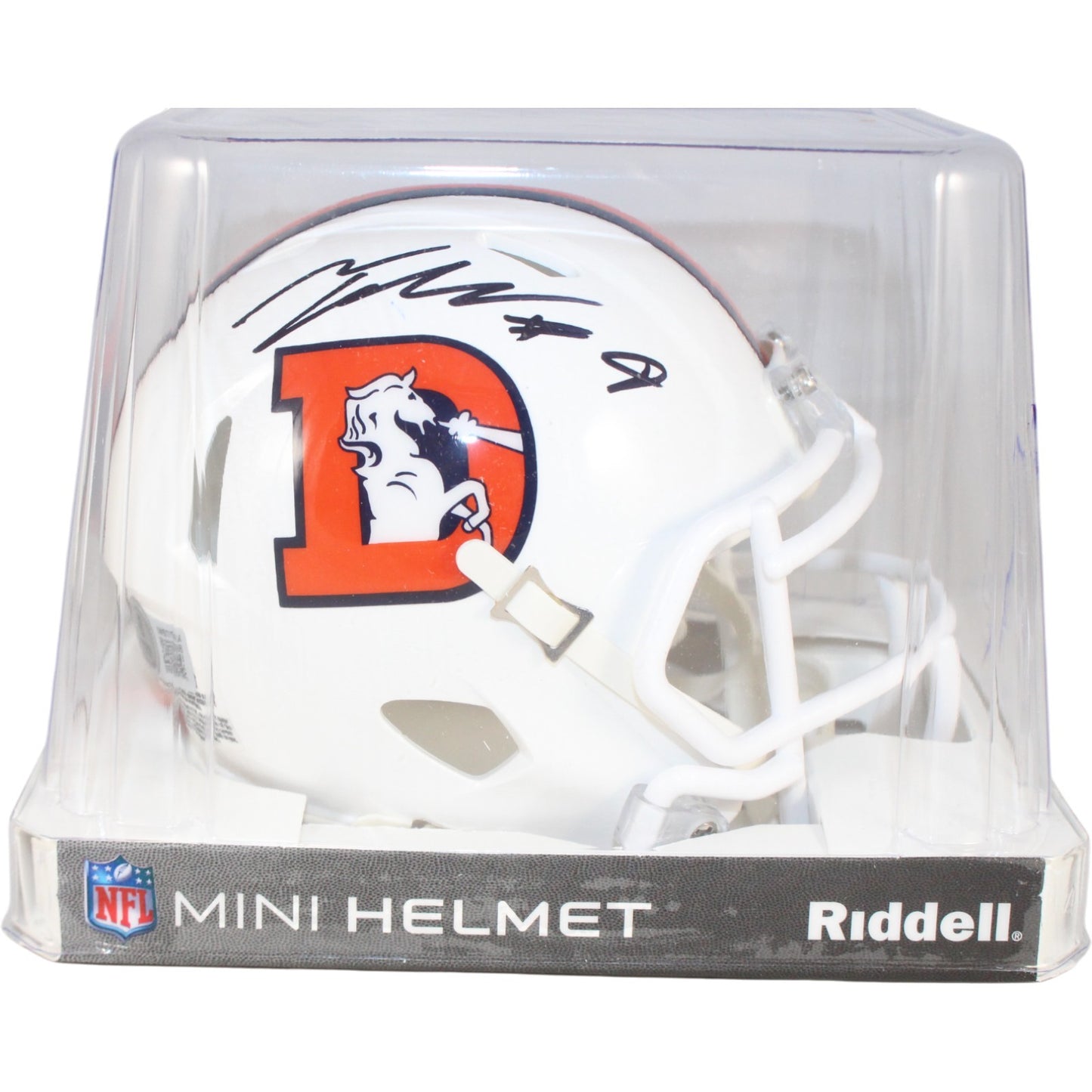 Talanoa Hufanga Autographed Denver Broncos 2023 Alternate Mini Helmet