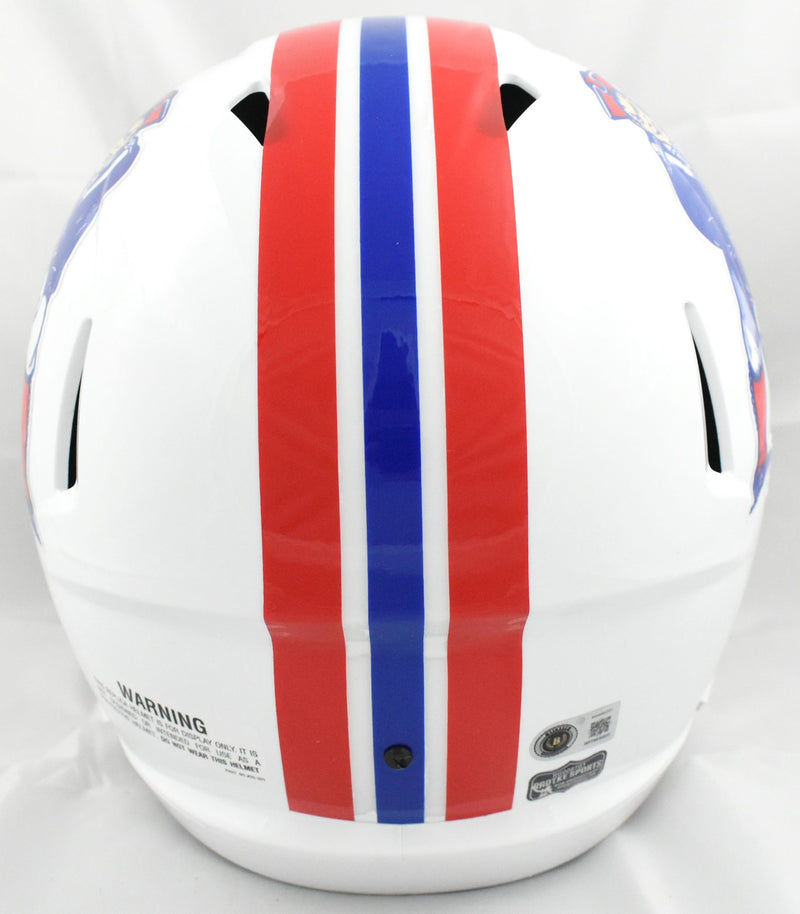 Rob Gronkowski Full Size Helmet - New England Patriots 1990-1992 Throwback