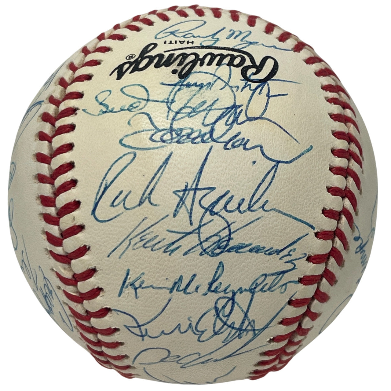 1989 New York Mets Team Signed Official National League Baseball (JSA LOA)