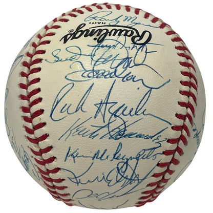1989 New York Mets Team Signed Official National League Baseball (JSA LOA)