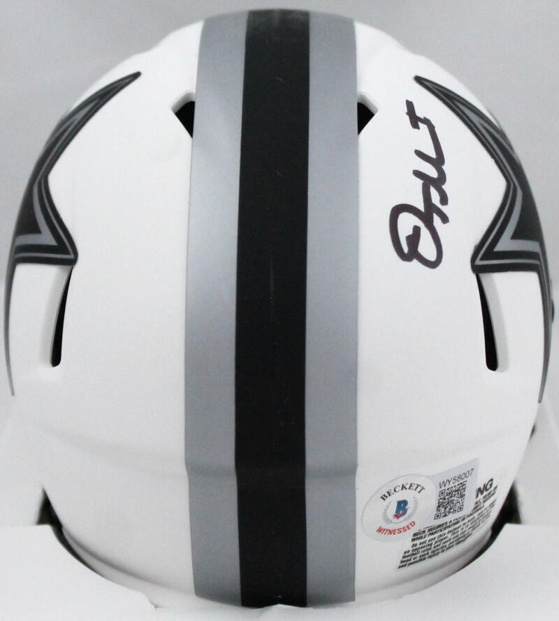 Jalen Tolbert Autographed Dallas Cowboys Lunar Speed Mini Helmet