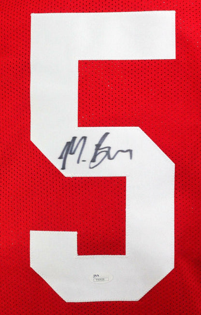 Marquise Brown Autographed Maroon Custom Jersey