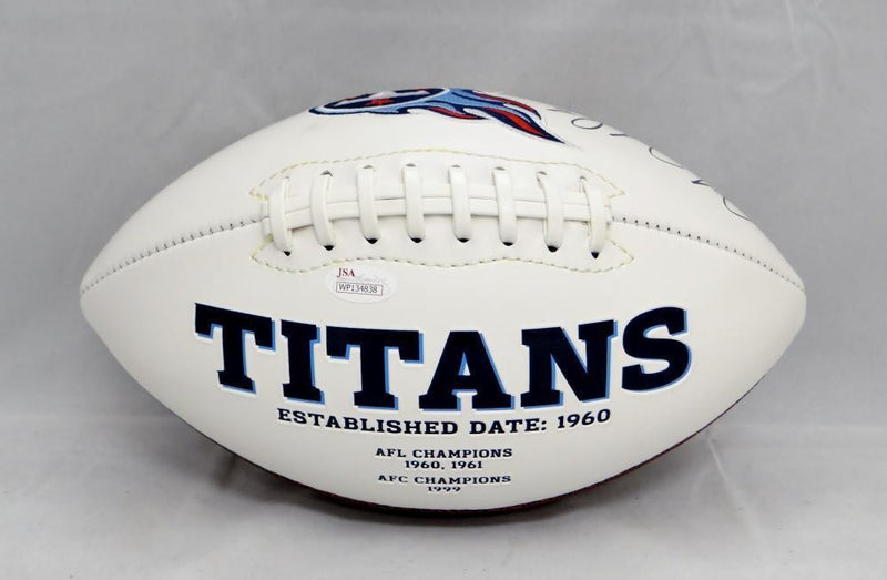 Marcus Mariota Signed Tennessee Titans Logo Football