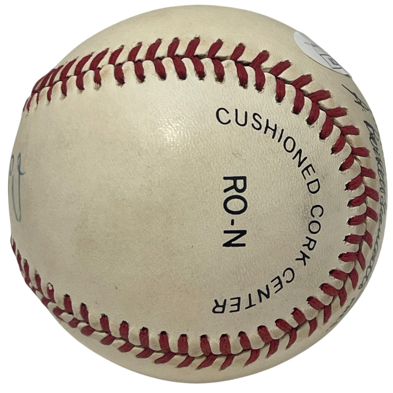 Fernando Valenzuela Signed Rawlings National League Baseball Dodgers JSA