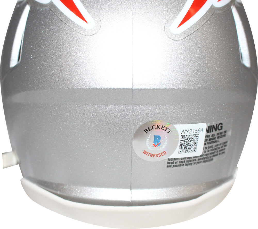 Richard Seymour Signed New England Patriots Speed Mini Helmet HOF
