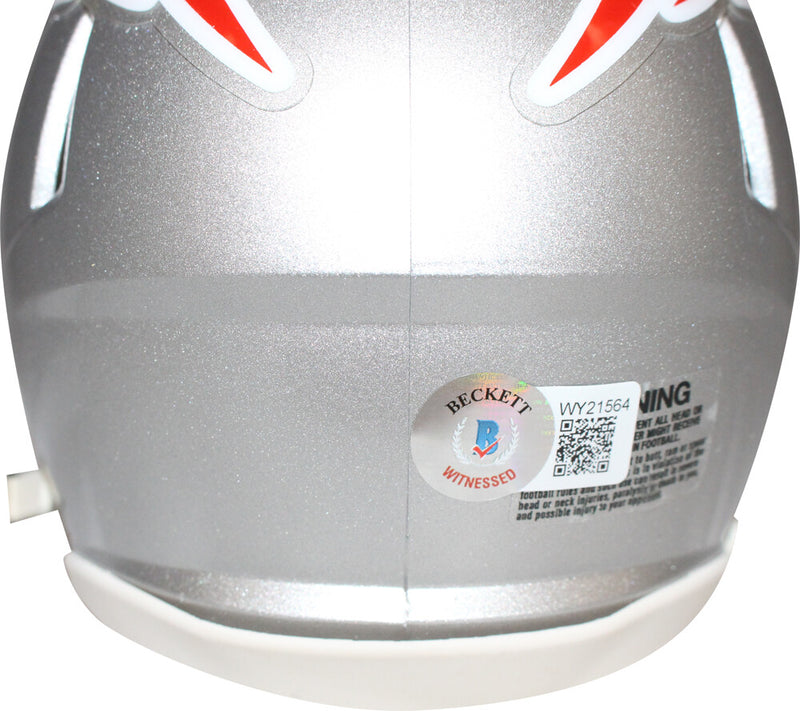 Richard Seymour Signed New England Patriots Speed Mini Helmet HOF