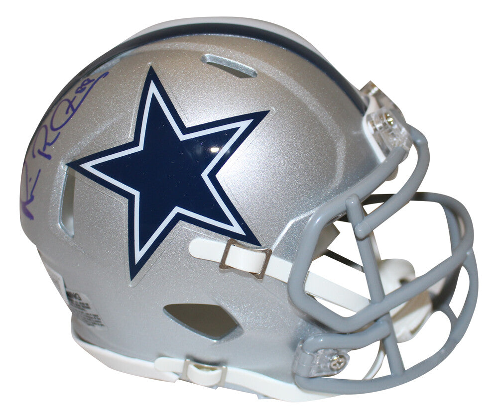 Michael Irvin Autographed Dallas Cowboys Speed Mini Helmet (Beckett)