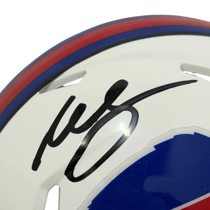 Willis McGahee Signed Buffalo Bills Speed Mini Helmet - JSA COA