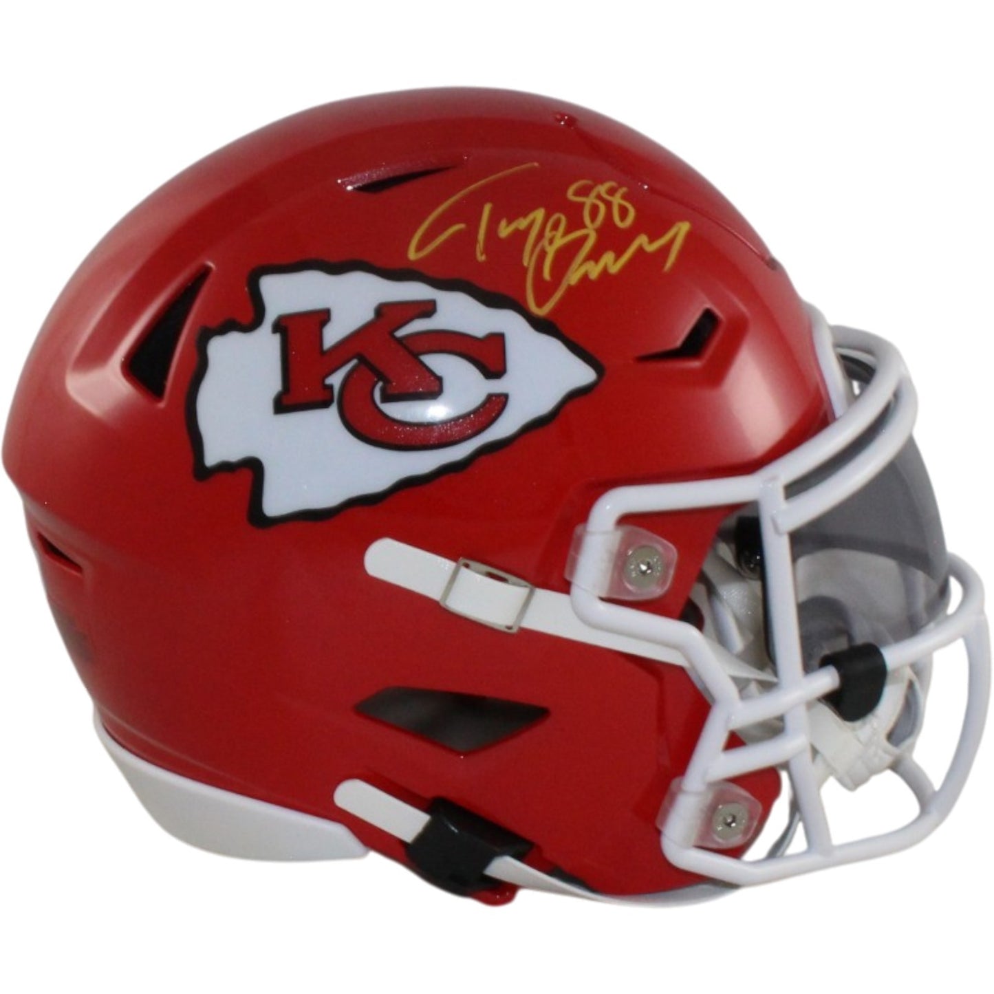 Tony Gonzalez Signed Kansas City Chiefs Mid-Size Helmet
