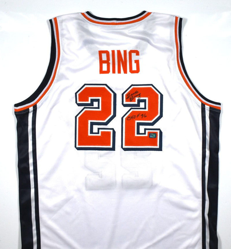 Dave Bing Signed White Custom Basketball Jersey