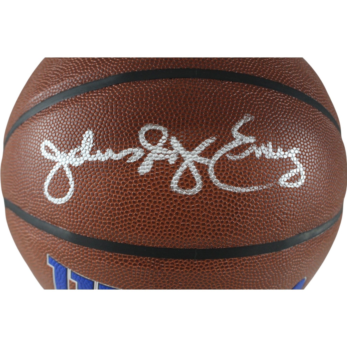 Julius Erving Philadelphia 76ers Autographed Logo Basketball (Beckett)