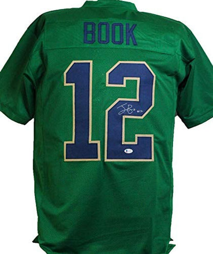 Ian Book Autographed Notre Dame Style Custom Jersey - Green