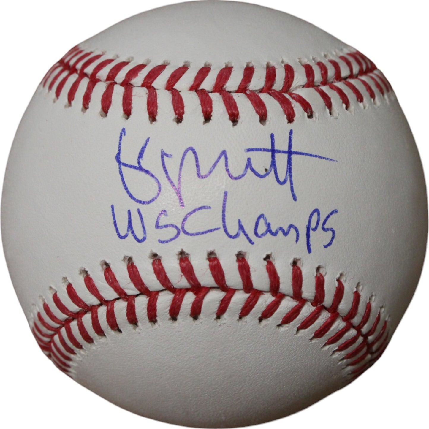 George Brett Autographed Kansas City Royals Baseball "WS Champs"