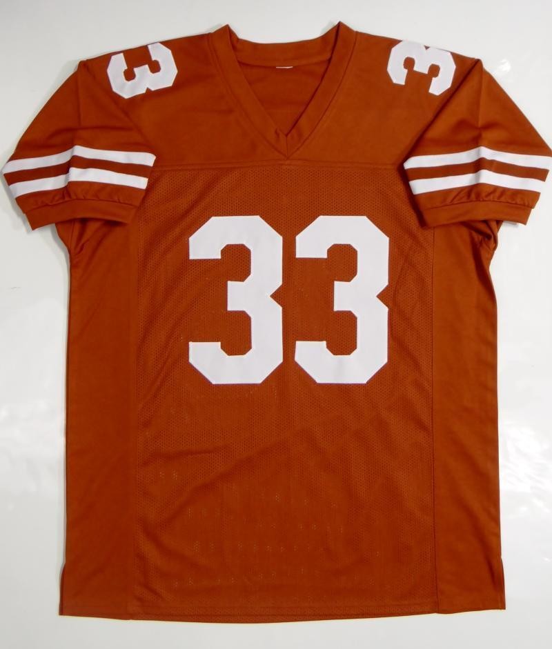 D'onta Foreman Signed Texas Longhorns Style Orange Jersey