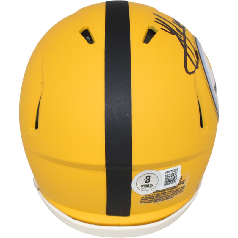 Jack Sawyer Autographed Pittsburgh Steelers 2025 Alternate Mini Helmet