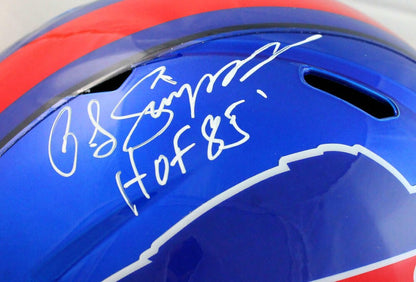 OJ Simpson Signed Buffalo Bills Full Size Flash Speed Helmet