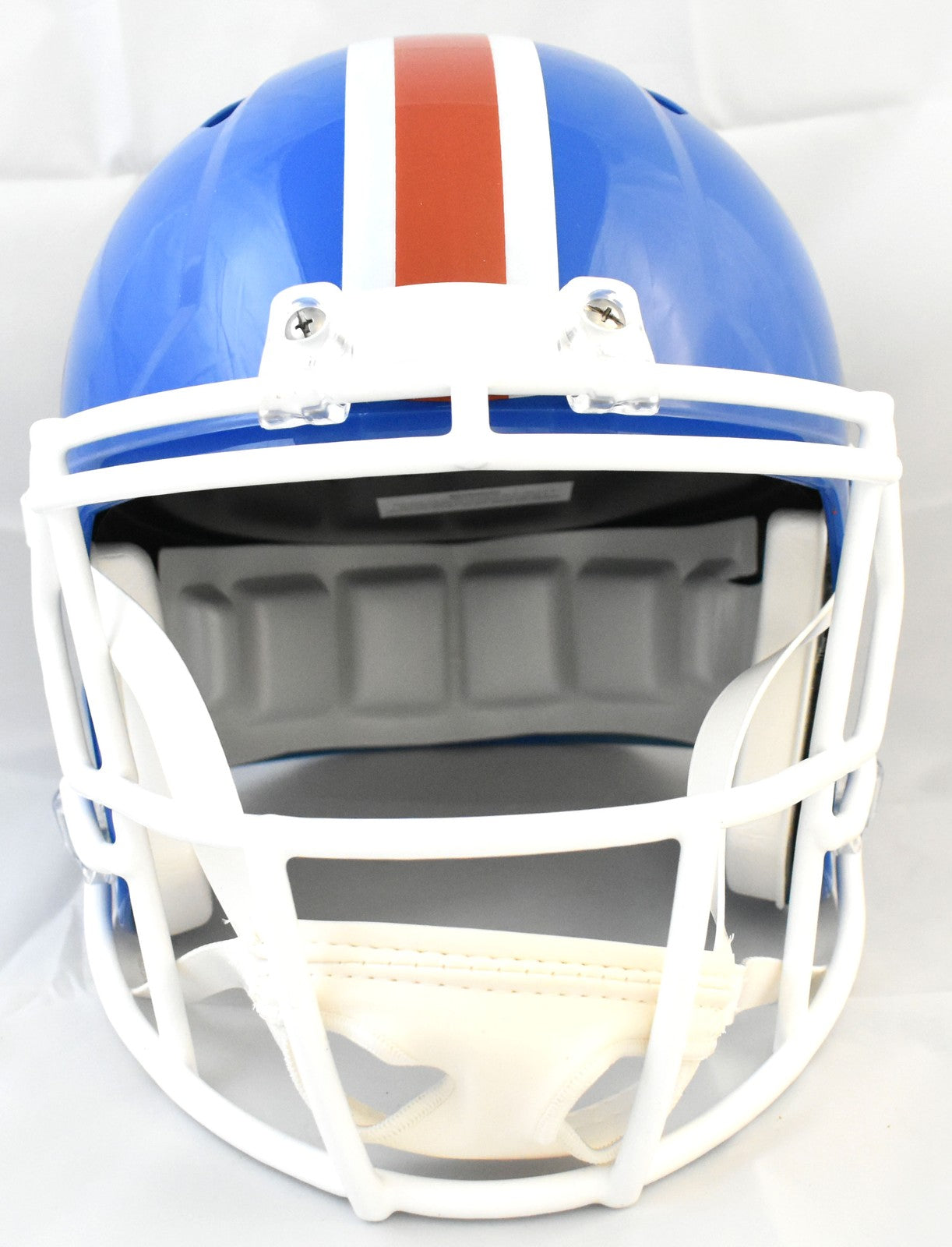 Jahdae Barron Signed Denver Broncos 1975-1996 Throwback Speed Helmet