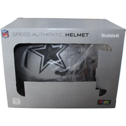 Staubach, Dorsett & Pearson Signed Dallas Cowboys Pro Rave Full Size Helmet