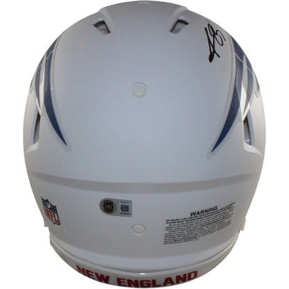 AJ Brown Autographed New England Patriots Full Size Rivalries Helmet