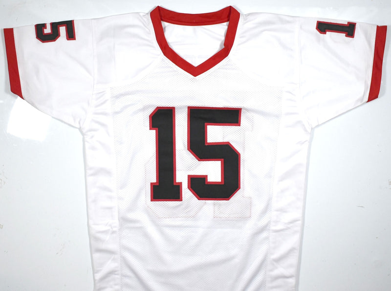 Carson Beck Signed White Custom Football Jersey