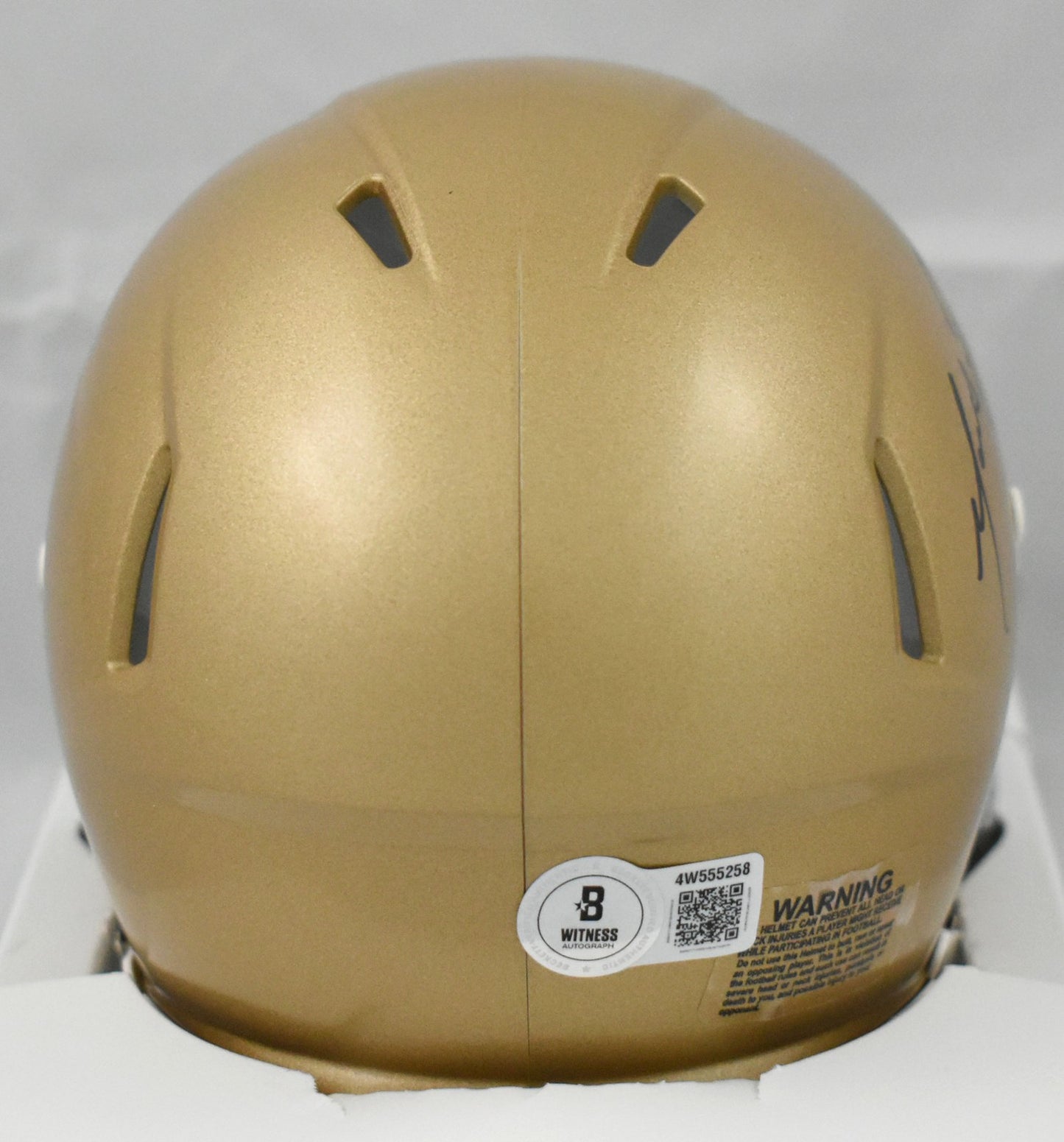 Marcus Freeman Autographed Notre Dame Fighting Irish Speed Mini Helmet