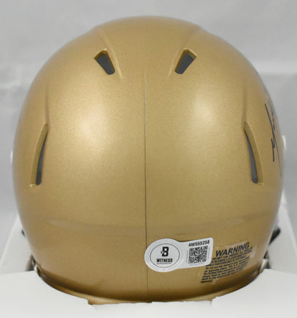 Marcus Freeman Autographed Notre Dame Fighting Irish Speed Mini Helmet