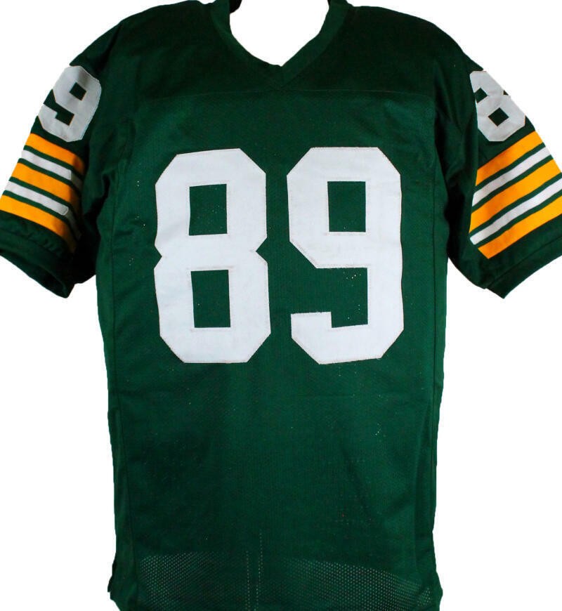 Dave Robinson Signed Green Custom Jersey