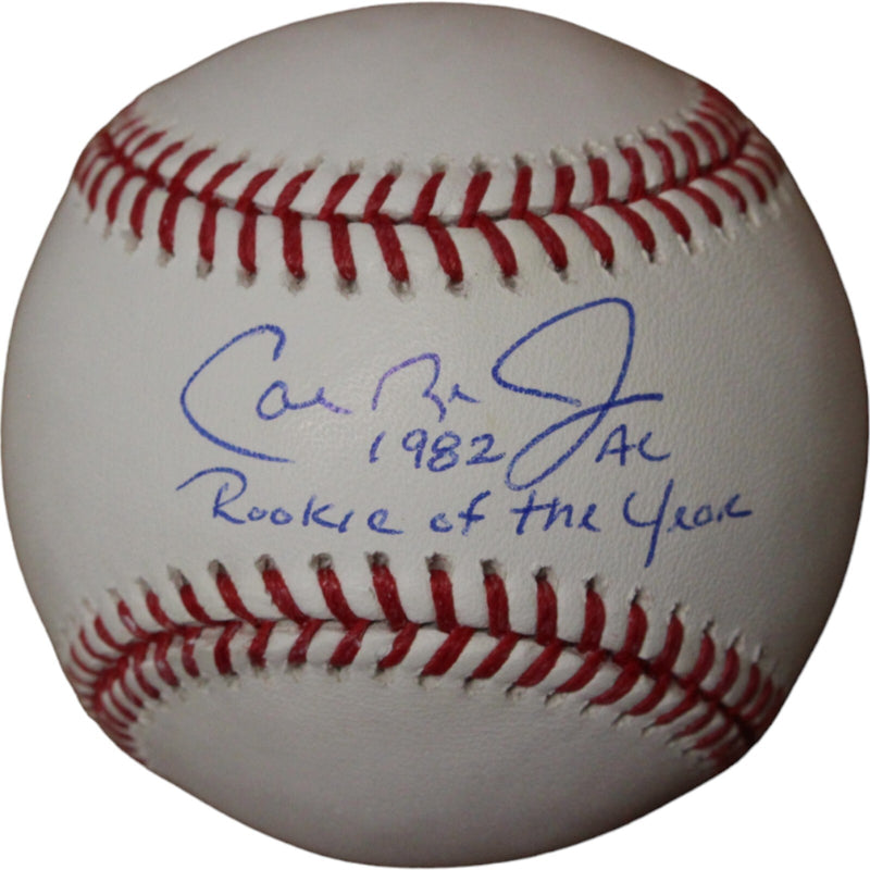 Cal Ripken Jr. Autographed Baltimore Orioles OML Baseball (1982 ROY)
