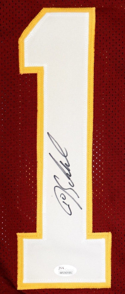 Jay Schroeder Signed Maroon Custom Football Jersey
