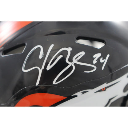 Champ Bailey Signed Denver Broncos Throwback Mini Helmet