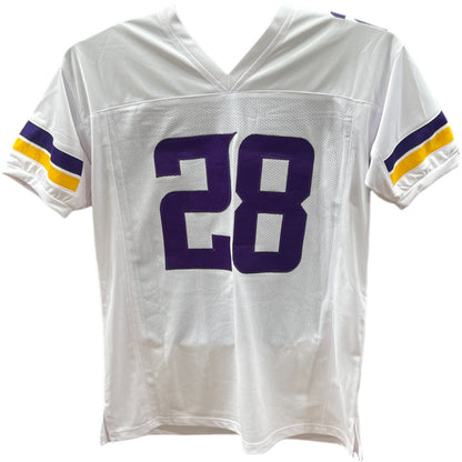 Adrian Peterson Autographed Minnesota Vikings Pro Style White Jersey