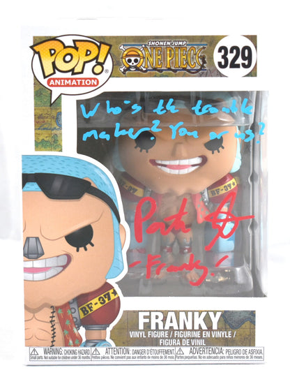 Patrick Seitz Signed One Piece Franky Funko Pop #329