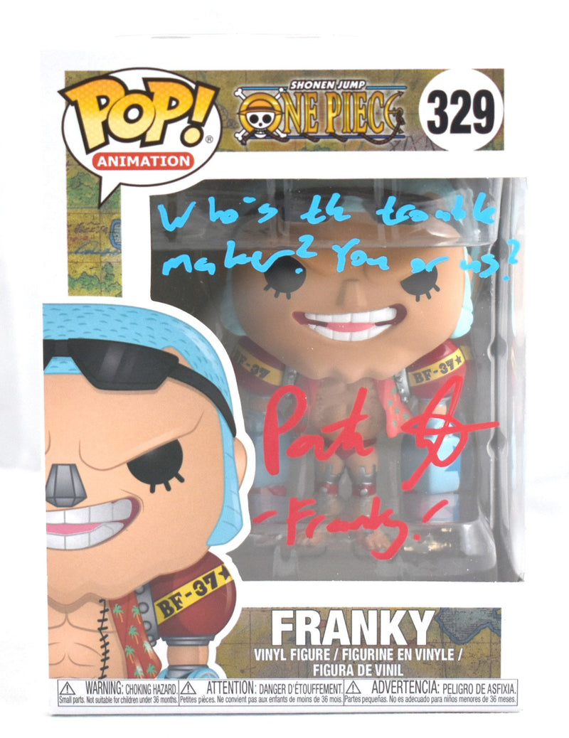 Patrick Seitz Signed One Piece Franky Funko Pop #329