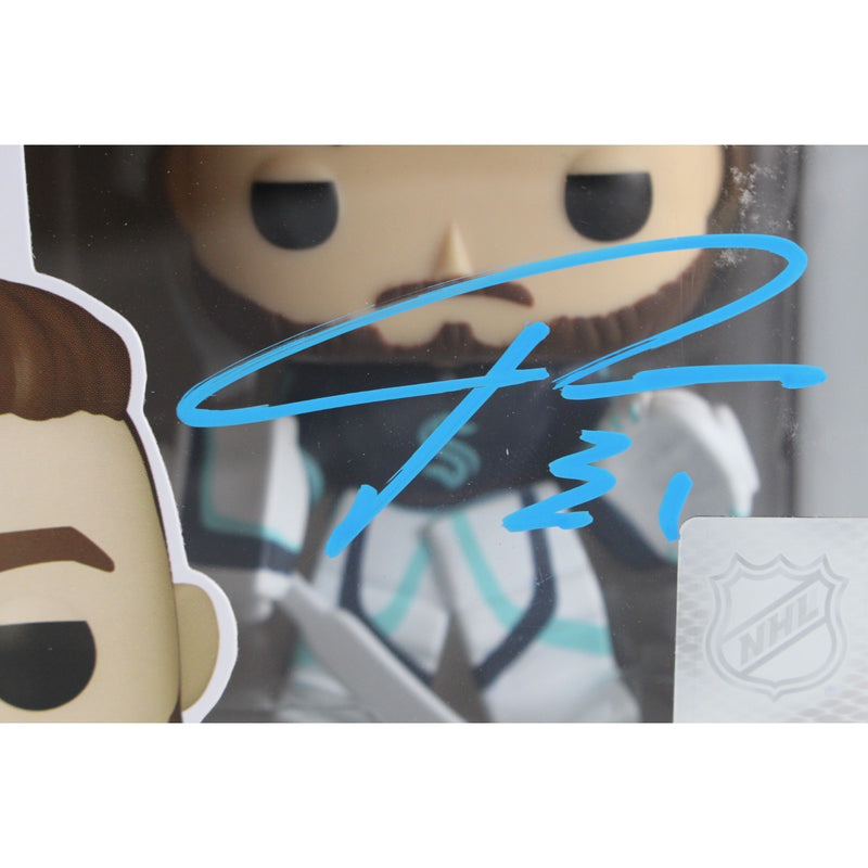 Philipp Grubauer Seattle Kraken Signed Funko Pop! #88