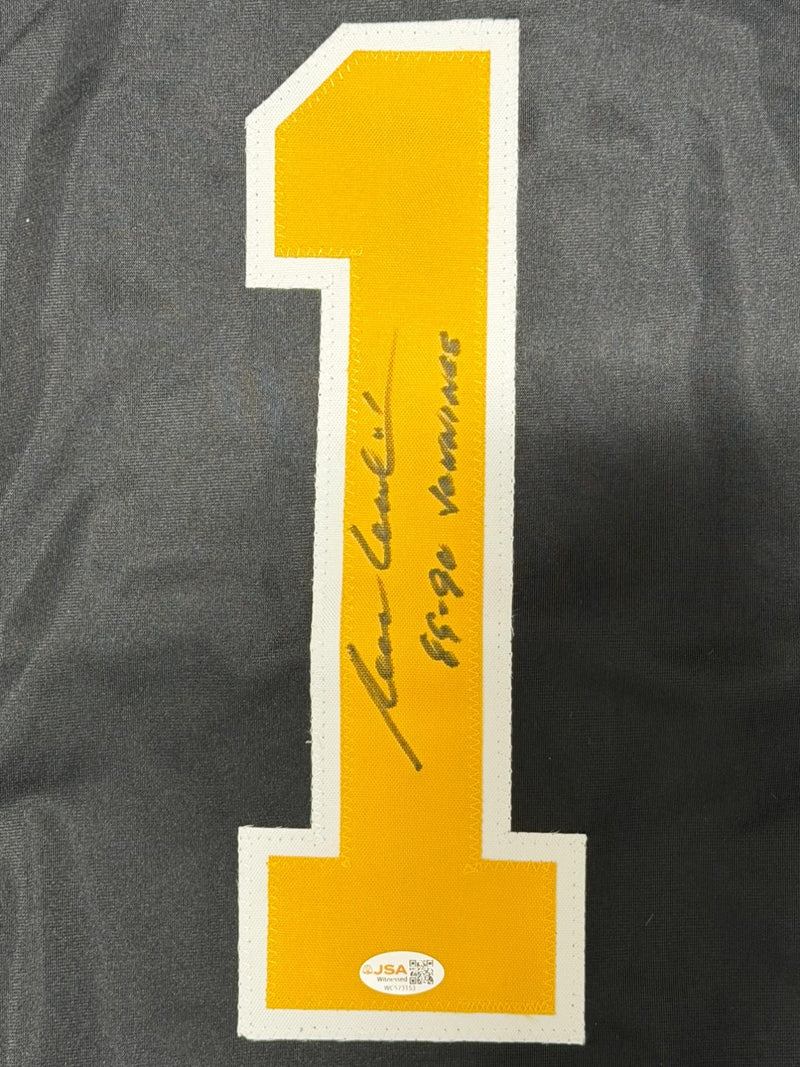 Rejean Lemelin Signed Boston Bruins Custom Jersey (89-90 Jennings) - JSA