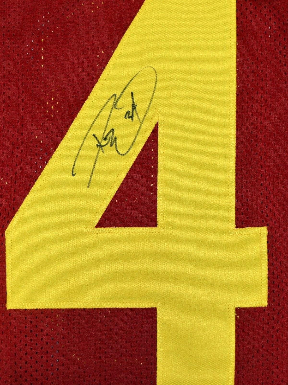 Ricky Ervins Signed Maroon Custom Football Jersey