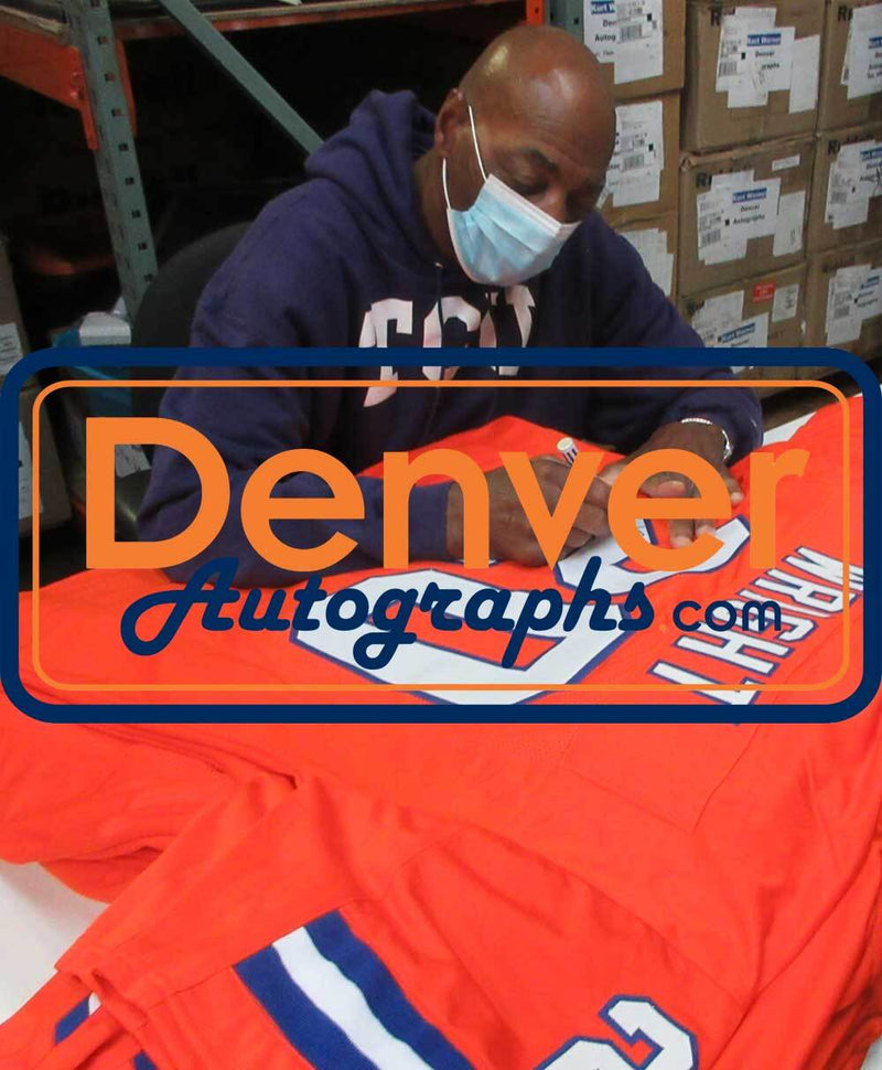 Louie Wright Autographed Denver Broncos Custom Jersey - Orange XL