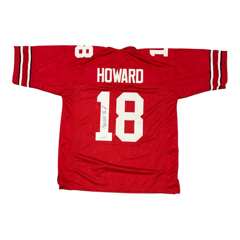 Will Howard Autographed Ohio State Buckeyes Custom Jersey