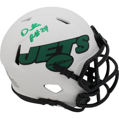 Darrelle Revis New York Jets Signed Lunar Eclipse Mini Helmet