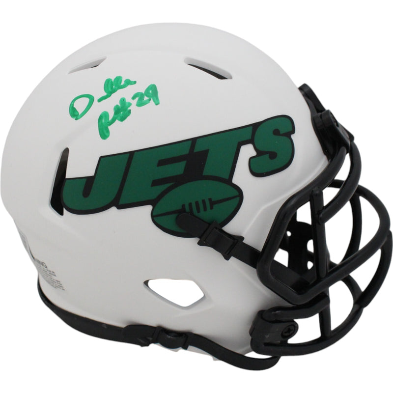 Darrelle Revis New York Jets Signed Lunar Eclipse Mini Helmet