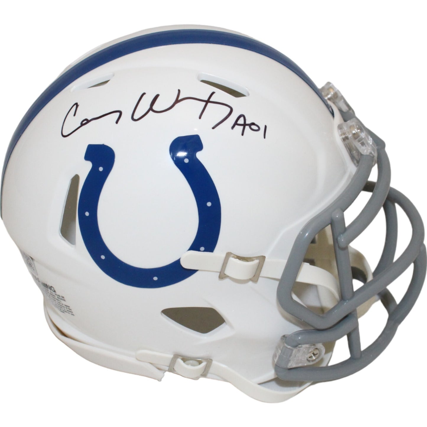 Carson Wentz Indianapolis Colts Signed Mini Helmet (AIO Inscription)