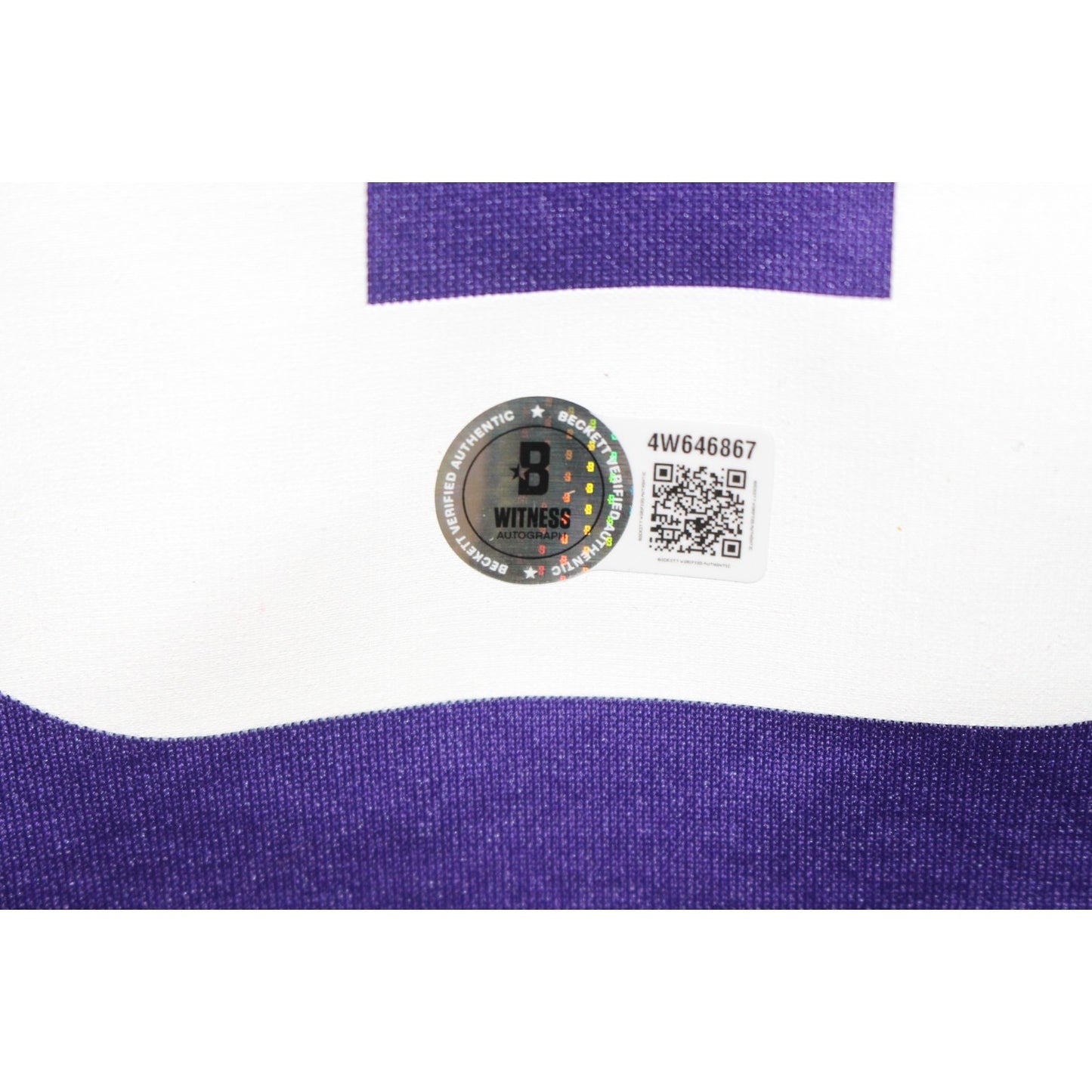 Justin Jefferson Minnesota Vikings Signed Nike Purple Jersey