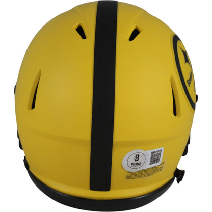 Troy Polamalu Autographed Pittsburgh Steelers Rave Mini Helmet Beckett