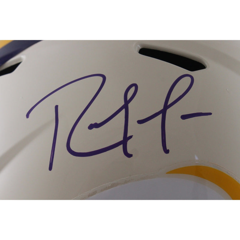 Randy Moss Autographed Minnesota Vikings Full Size Retro Helmet