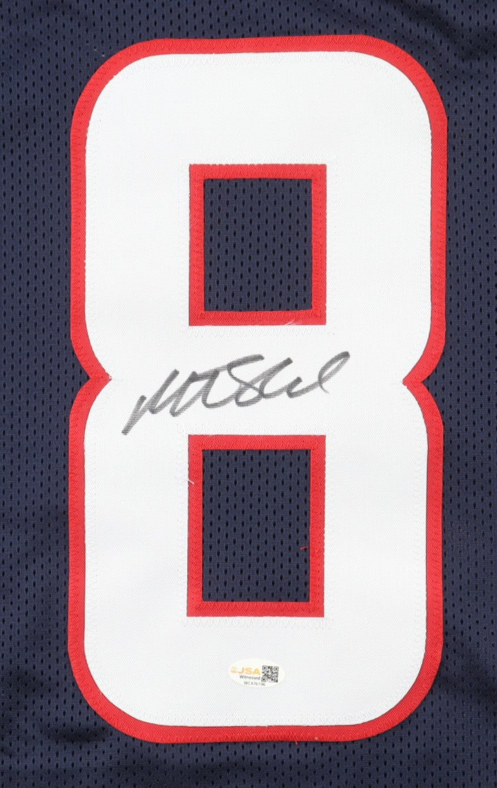 Matt Schaub Autographed Houston Texans Blue Custom Jersey