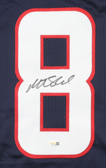 Matt Schaub Autographed Houston Texans Blue Custom Jersey