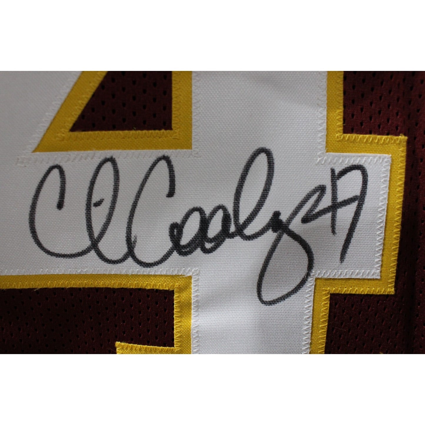 Chris Cooley Autographed Red Pro Style Custom Jersey