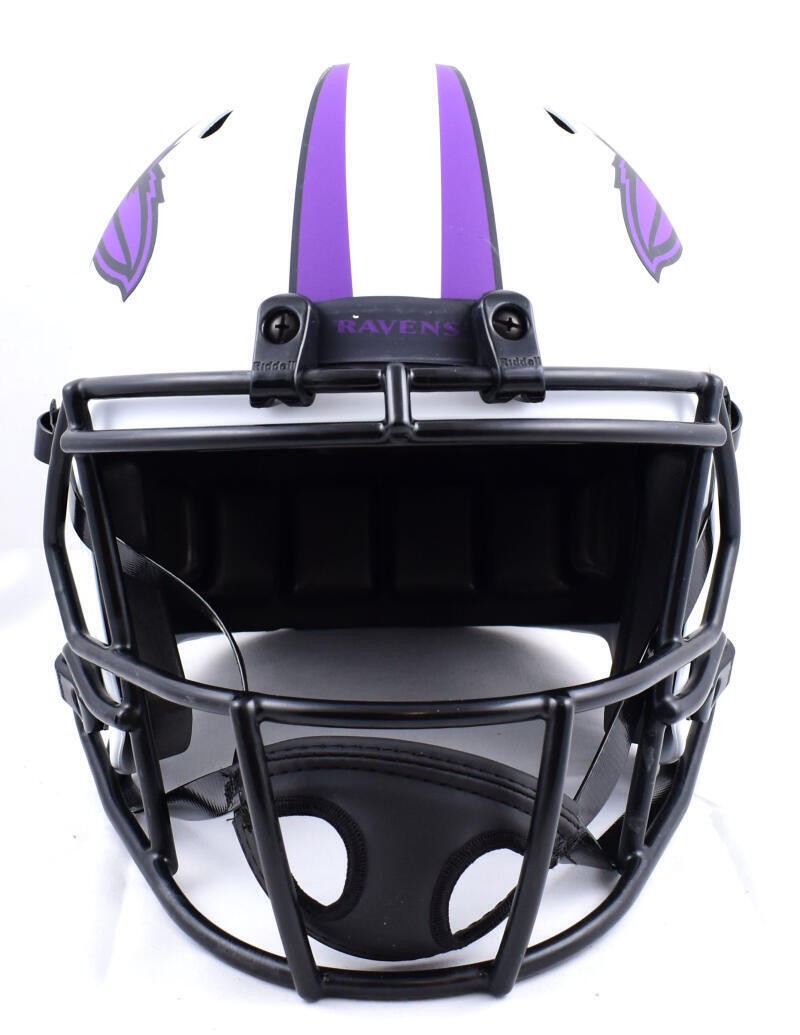 Ray Lewis Signed Baltimore Ravens Full Size Lunar Speed Helmet
