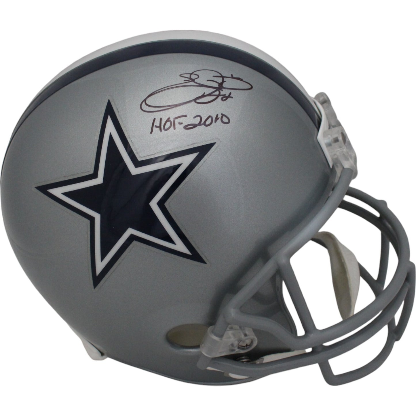 Emmitt Smith Signed Dallas Cowboys Full Size VSR4 Replica Helmet