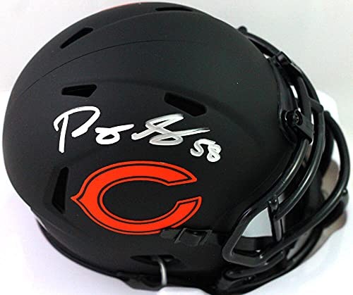 Roquan Smith Signed Chicago Bears Eclipse Speed Mini Helmet